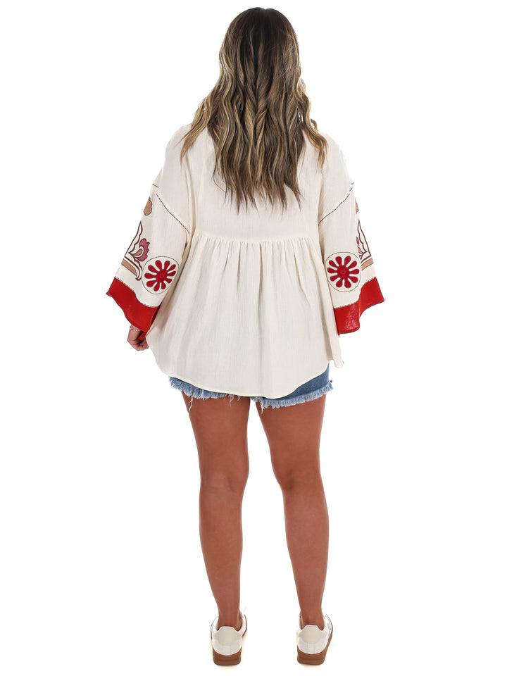 Special Day Embroidery Top