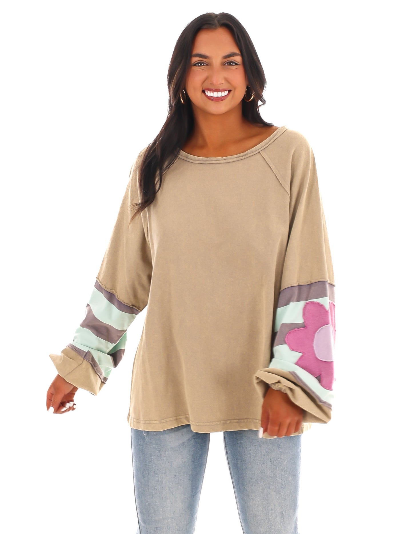 Floral Whimsy Pullover