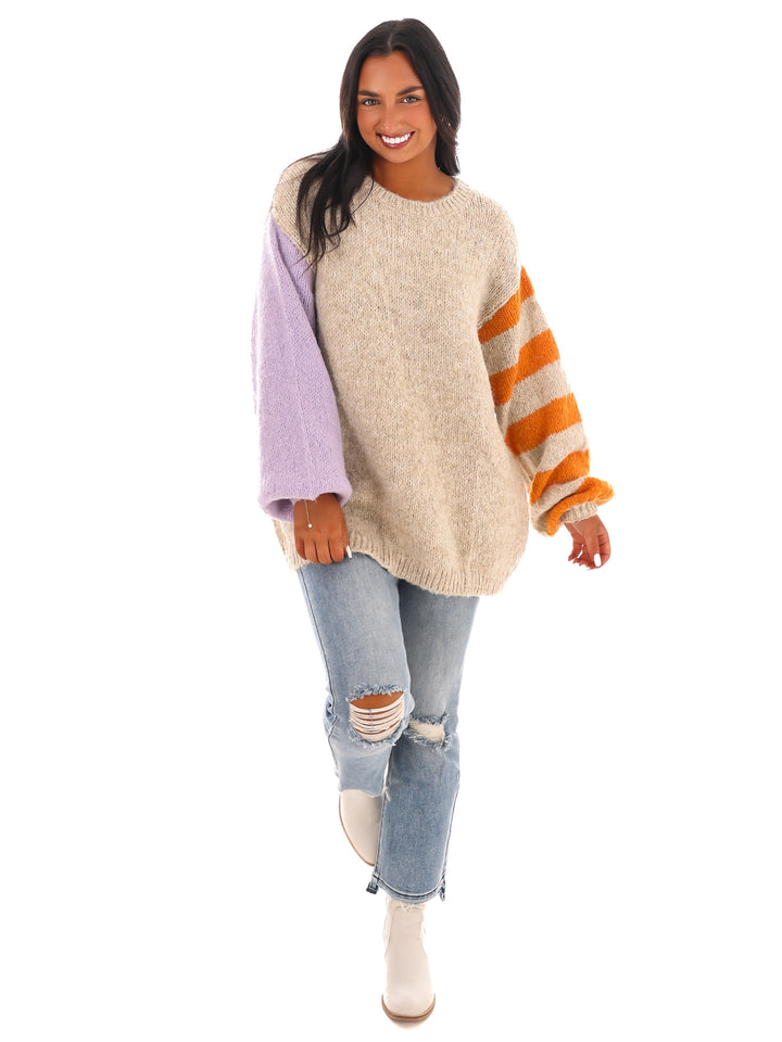 Stripes in Motion Knit Sweater