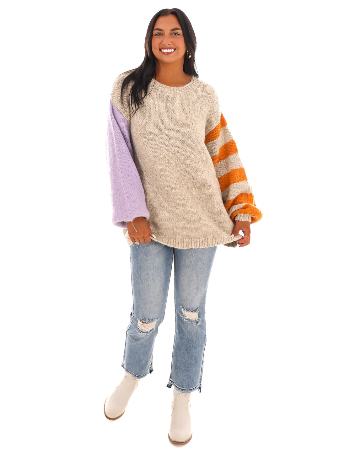 Stripes in Motion Knit Sweater