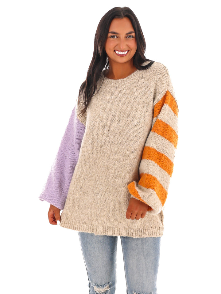 Stripes in Motion Knit Sweater