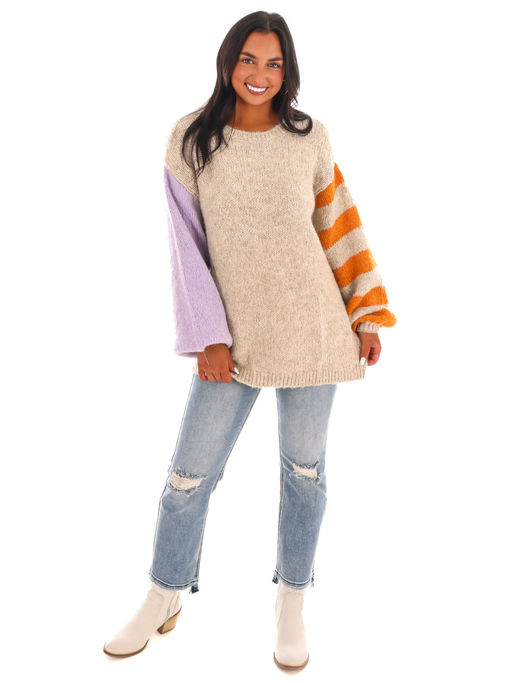 Stripes in Motion Knit Sweater