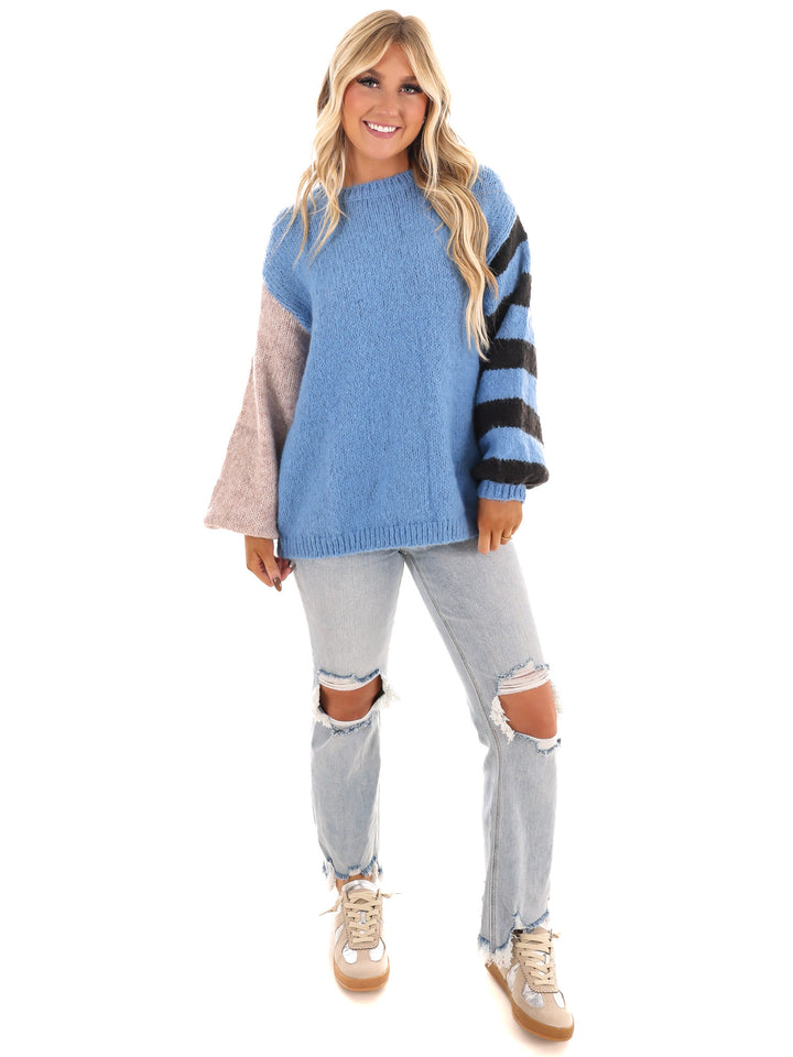 Stripes in Motion Knit Sweater