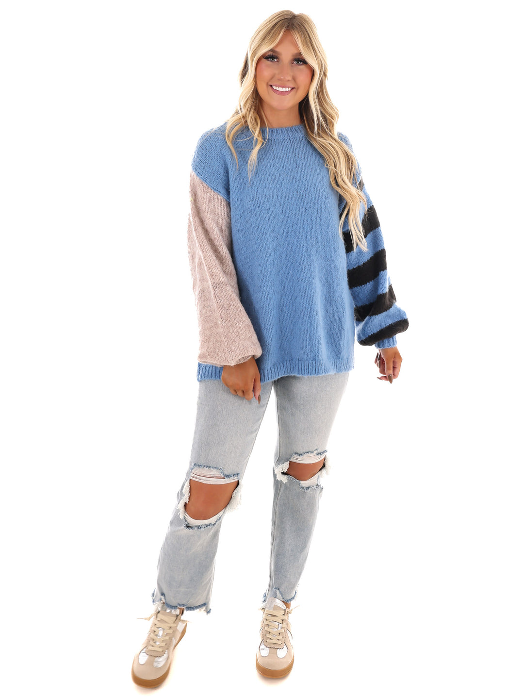 Stripes in Motion Knit Sweater