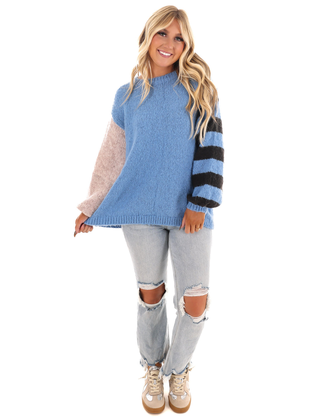 Stripes in Motion Knit Sweater