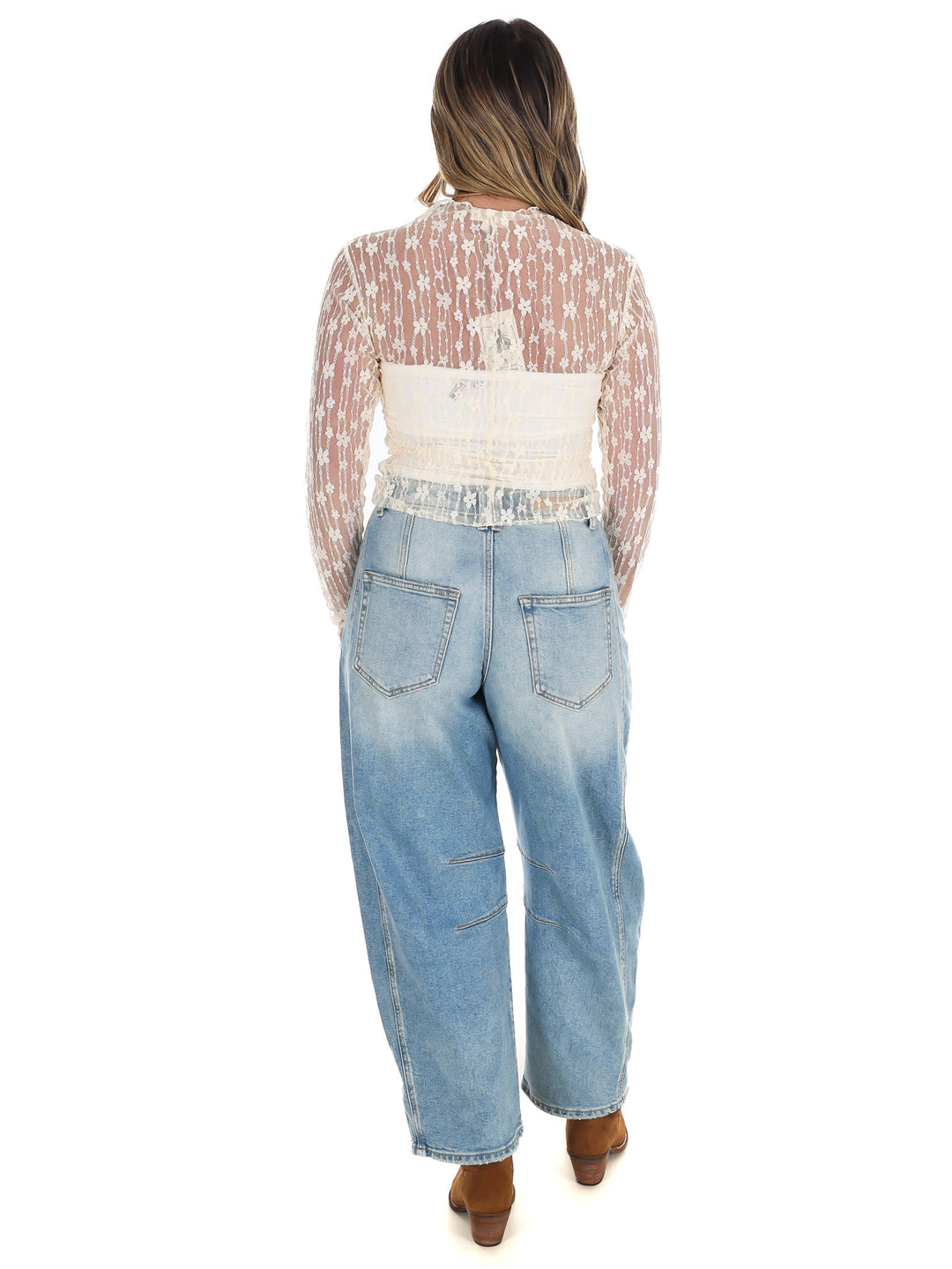 Summer Fling Sheer Floral Top