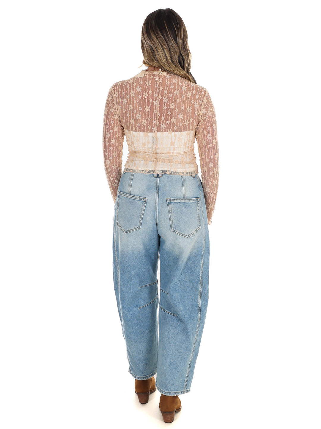 Summer Fling Sheer Floral Top
