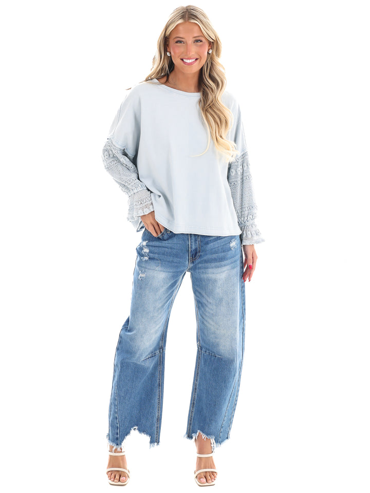 Blossom Breeze Mineral Wash Top