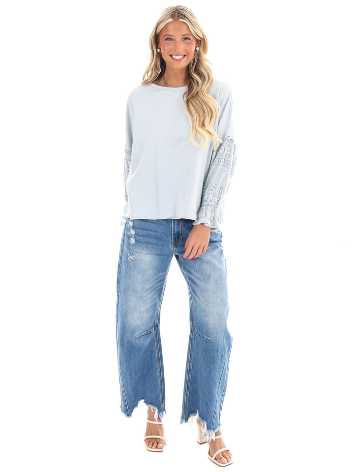 Blossom Breeze Mineral Wash Top