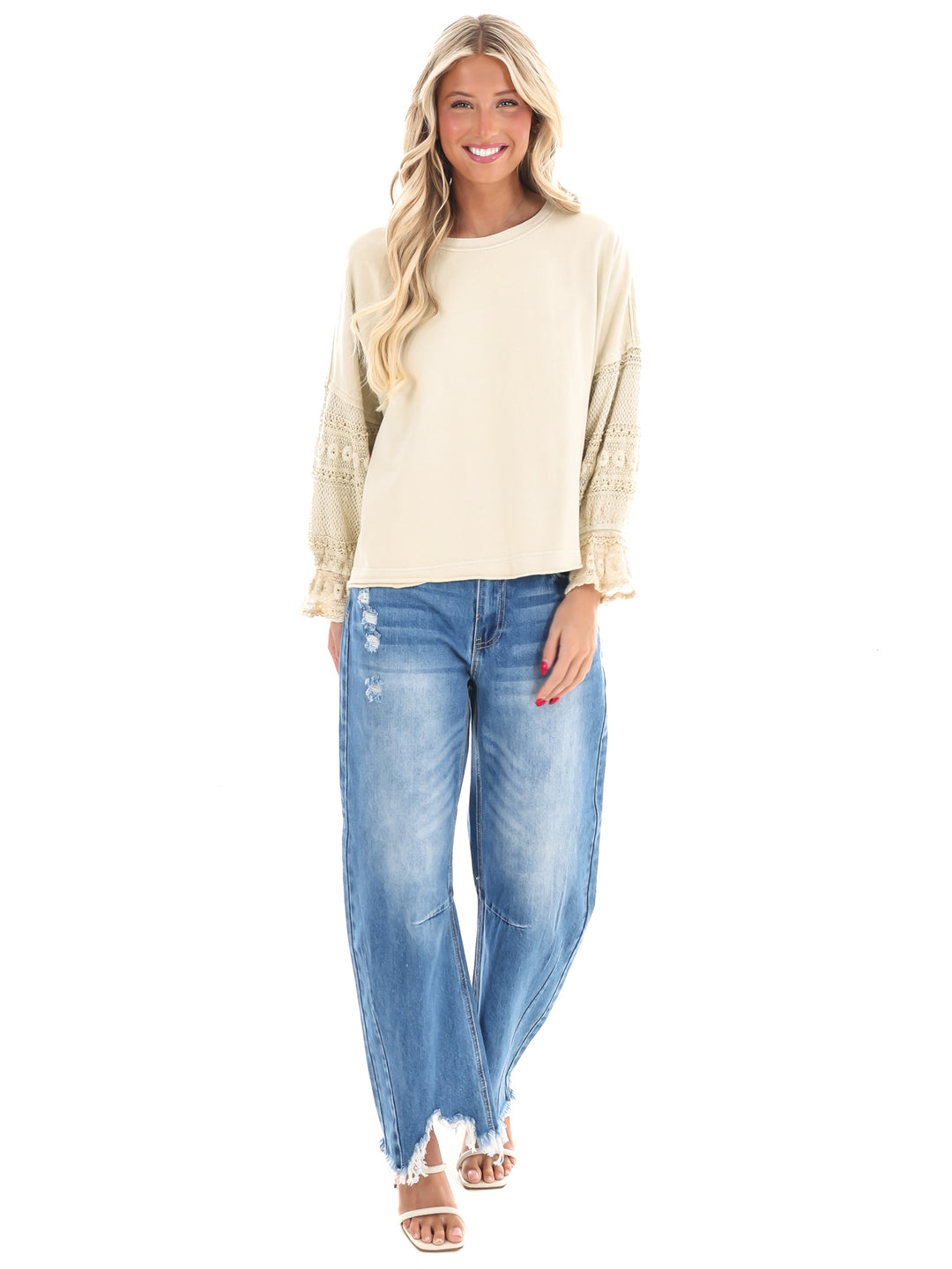 Blossom Breeze Mineral Wash Top
