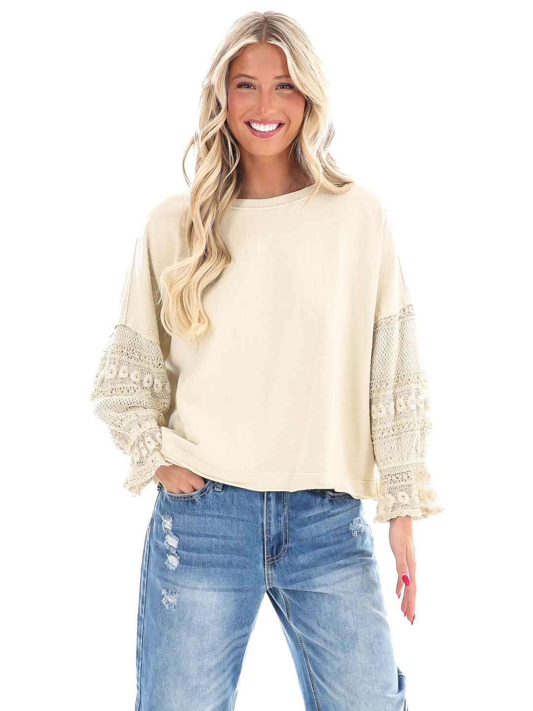Blossom Breeze Mineral Wash Top