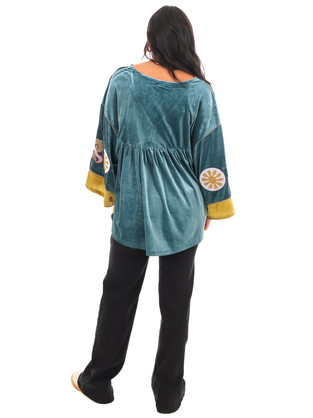 Love On the Brain Velvet Babydoll Top