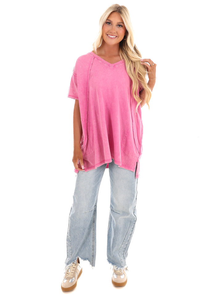 Love Me More Oversized Top