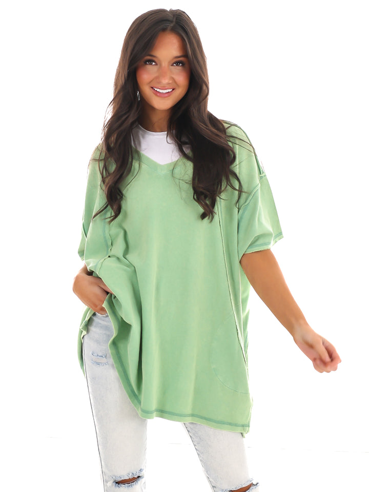 Love Me More Oversized Top