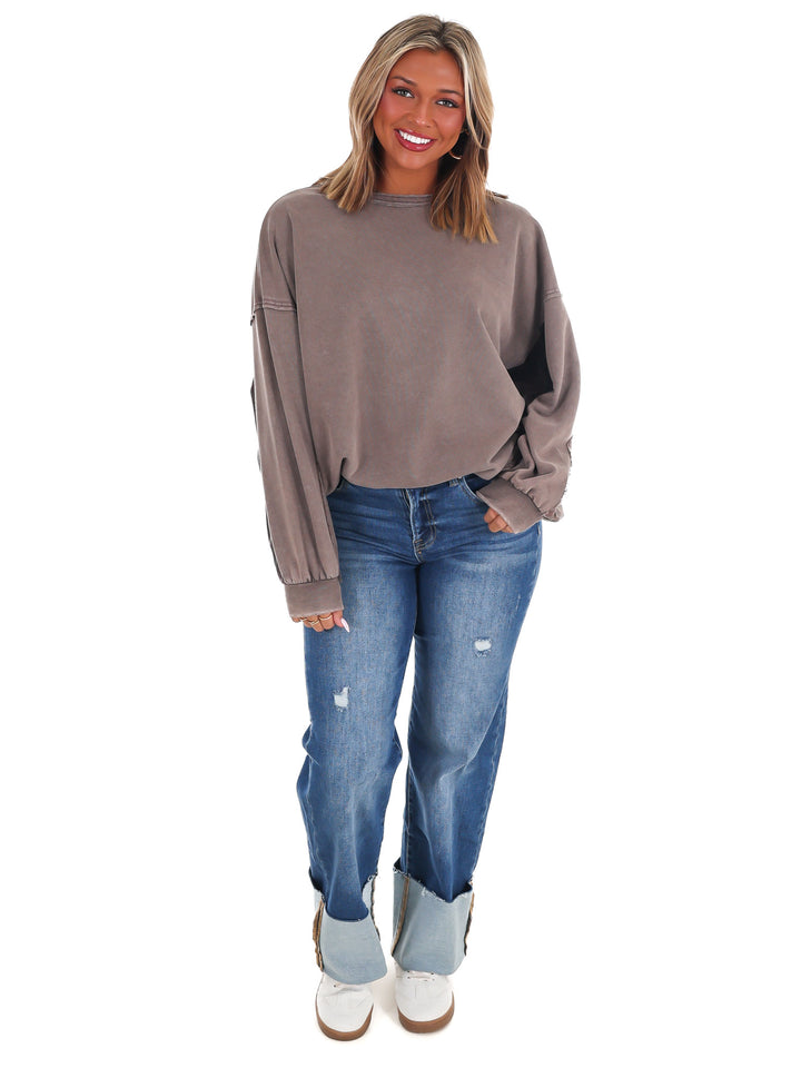 Harvest Stroll Contrast Top