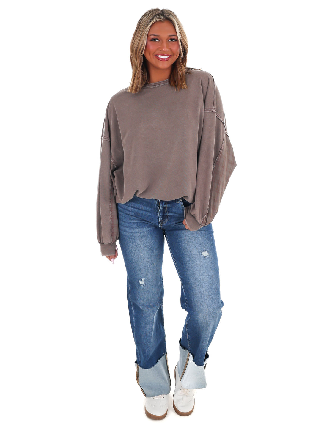 Harvest Stroll Contrast Top