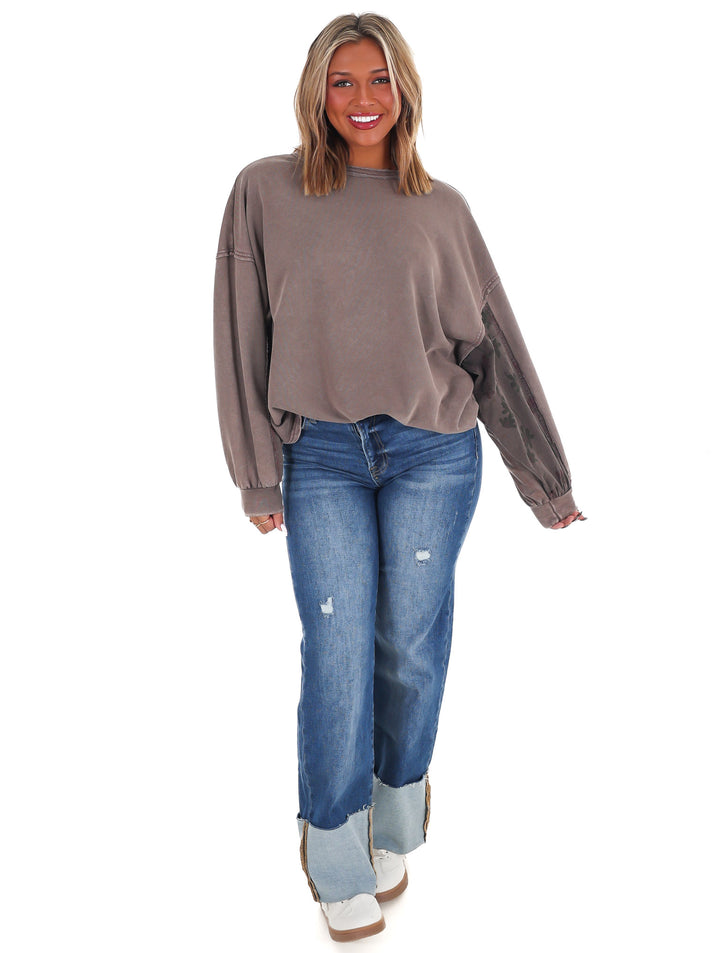 Harvest Stroll Contrast Top