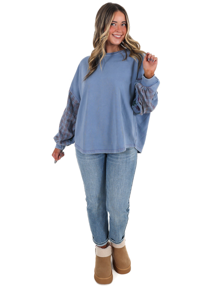 Harvest Stroll Contrast Top