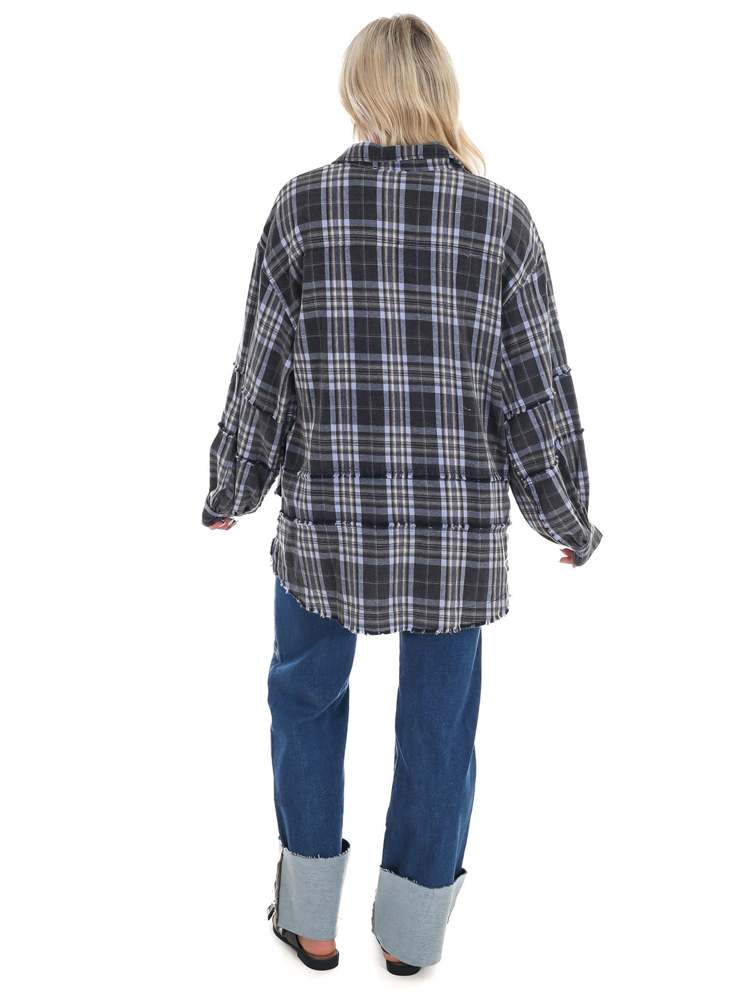 Campfire Plaid Button Up Top