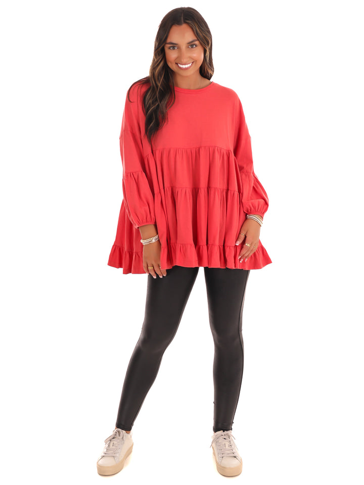 Simply Joy Babydoll Tunic Top