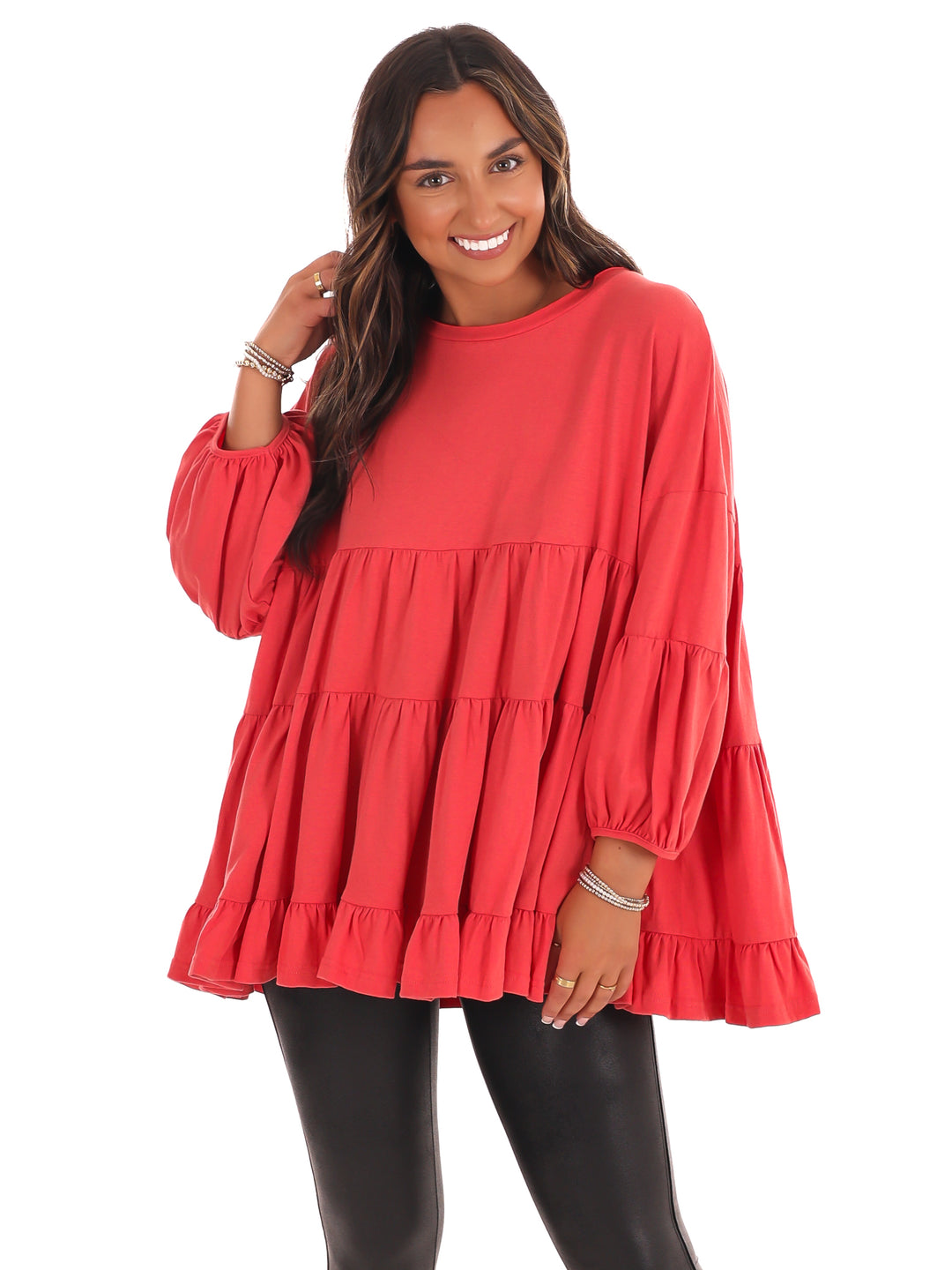 Simply Joy Babydoll Tunic Top