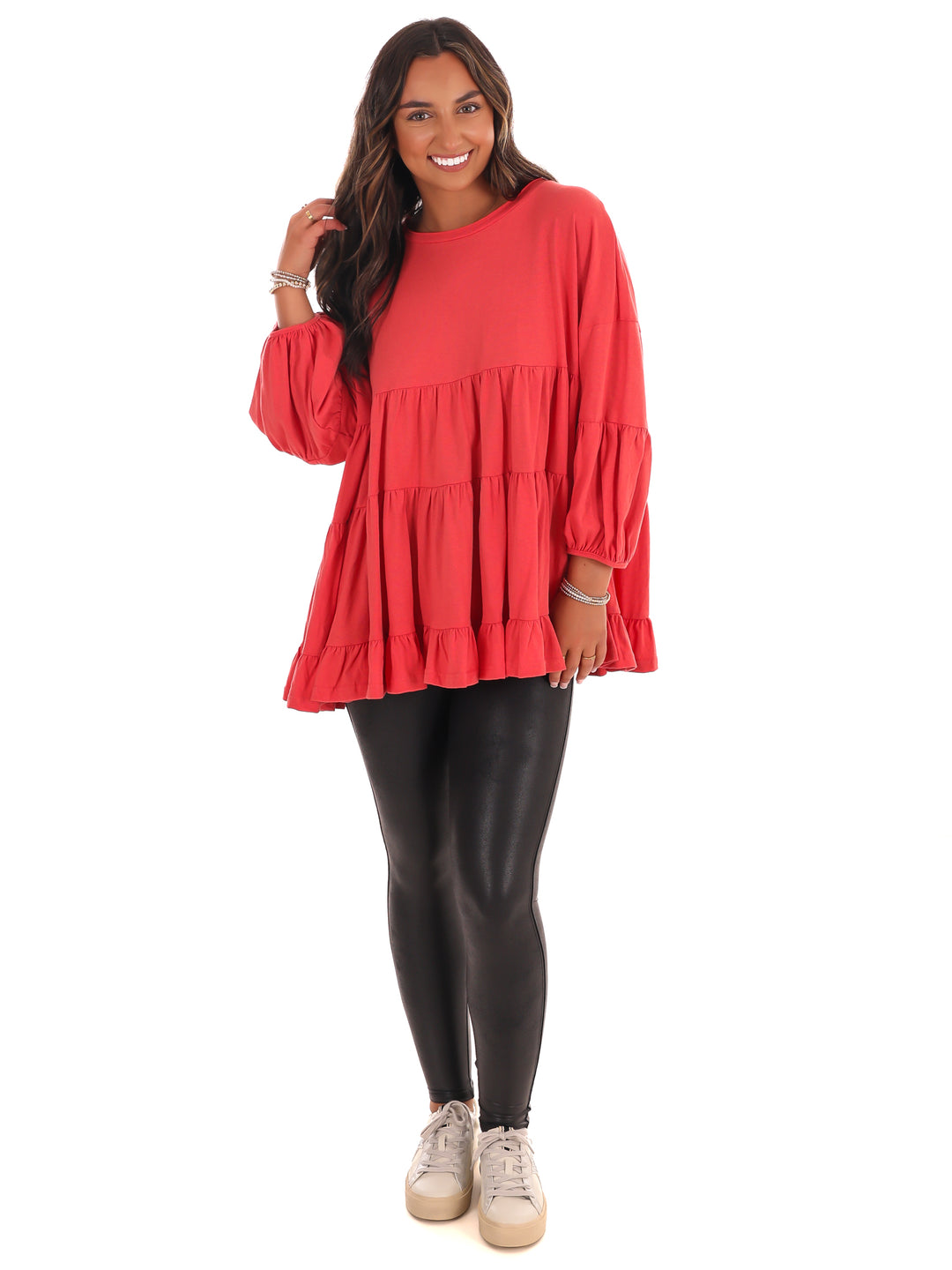 Simply Joy Babydoll Tunic Top