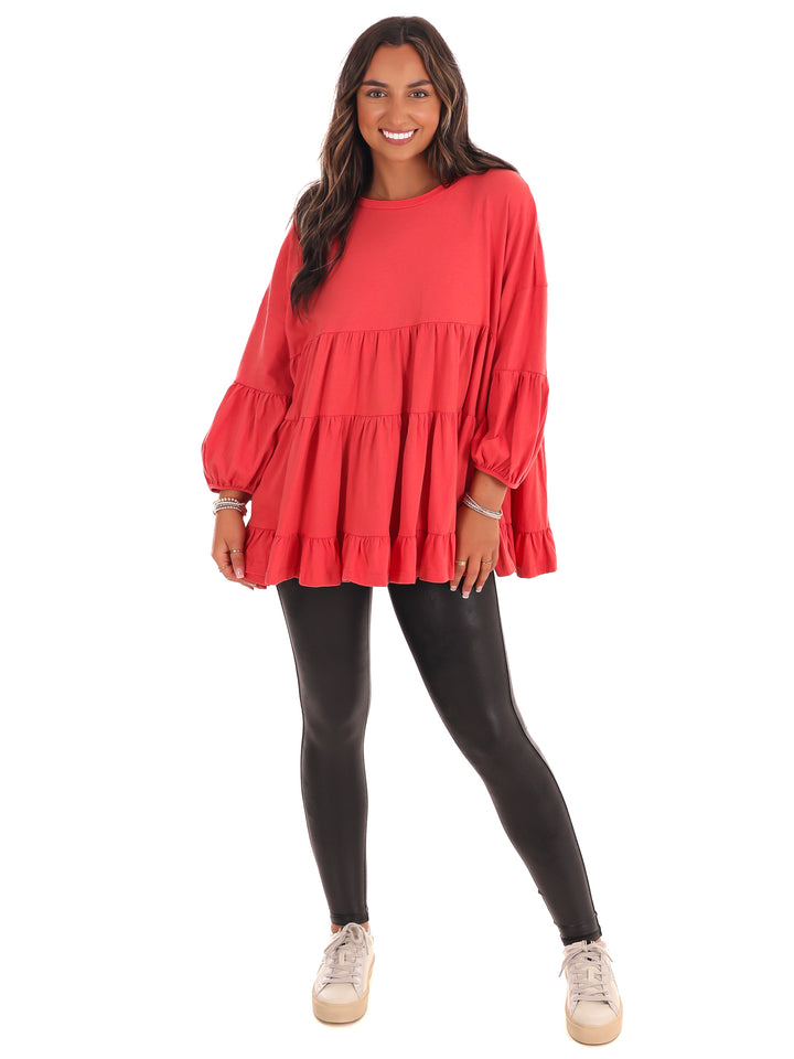 Simply Joy Babydoll Tunic Top