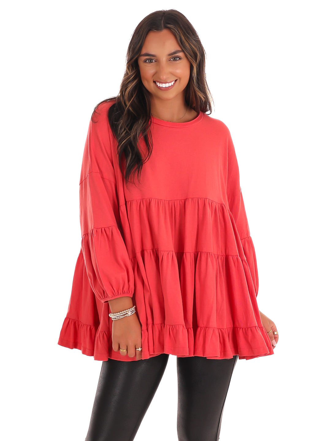 Simply Joy Babydoll Tunic Top