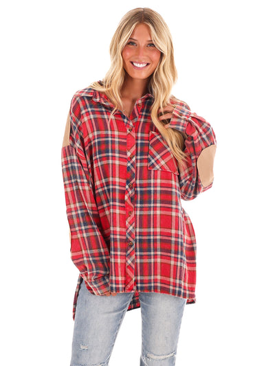 Plaid and True Button Down Top