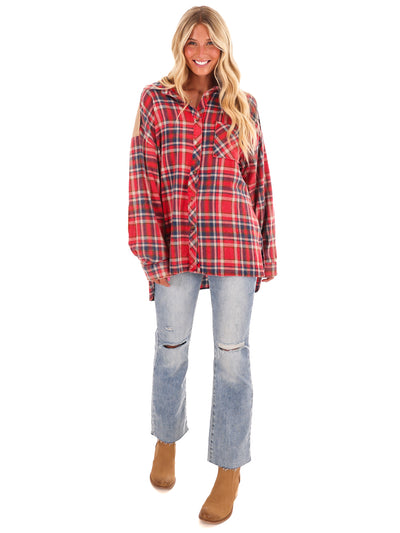 Plaid and True Button Down Top