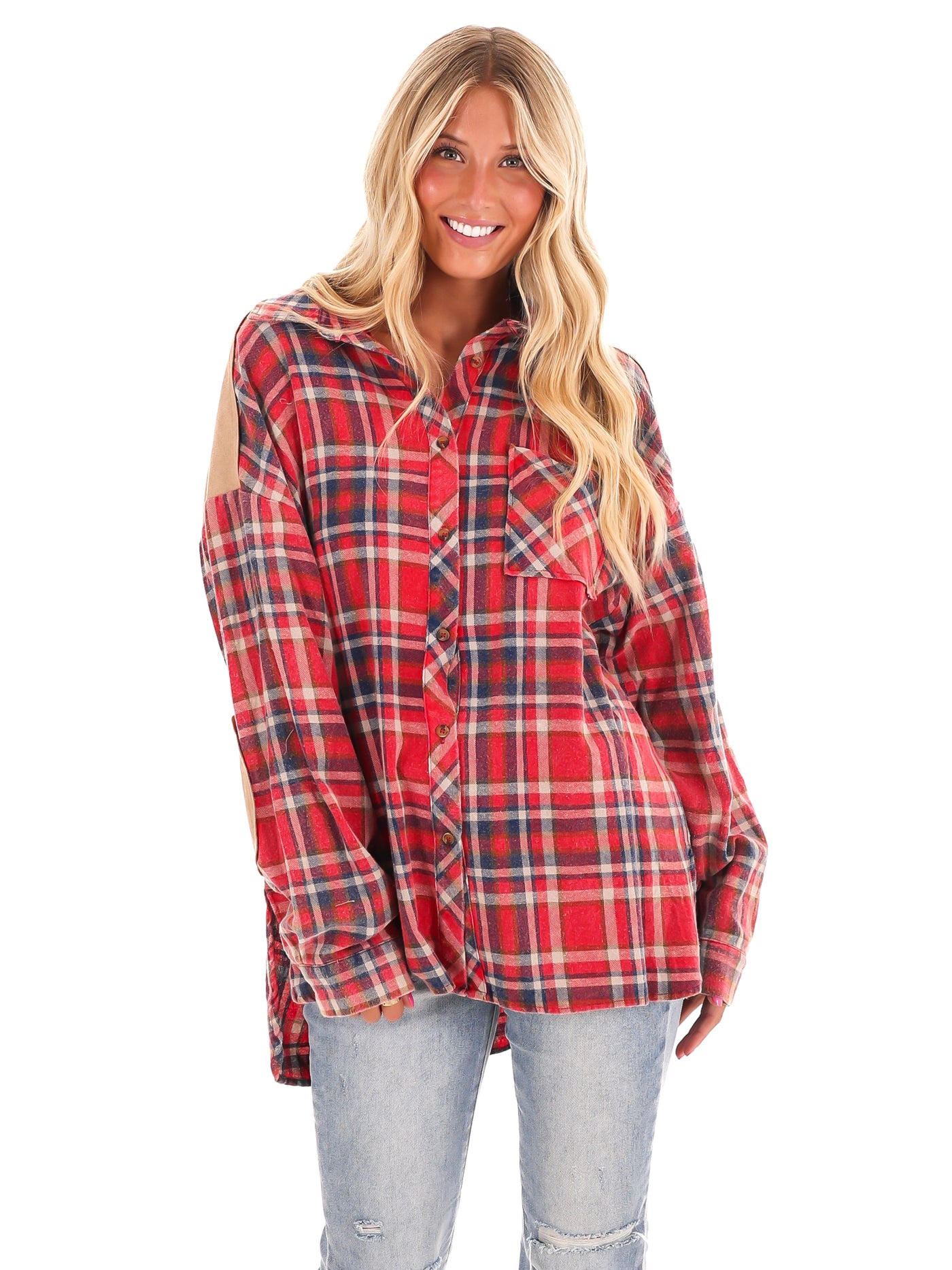 Plaid and True Button Down Top