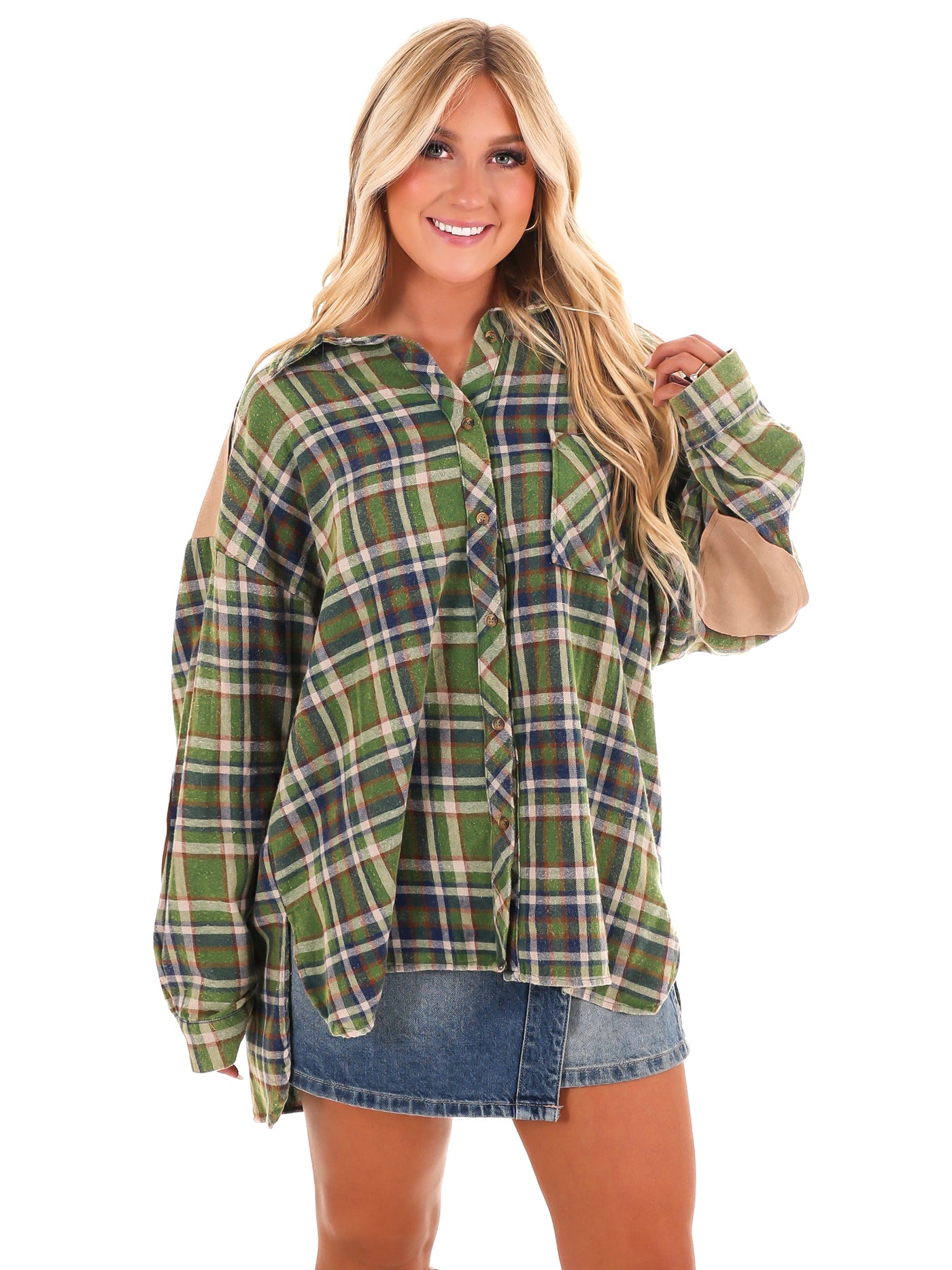 Plaid and True Button Down Top