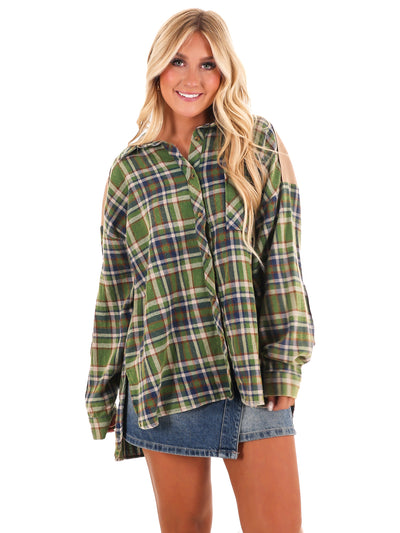 Plaid and True Button Down Top