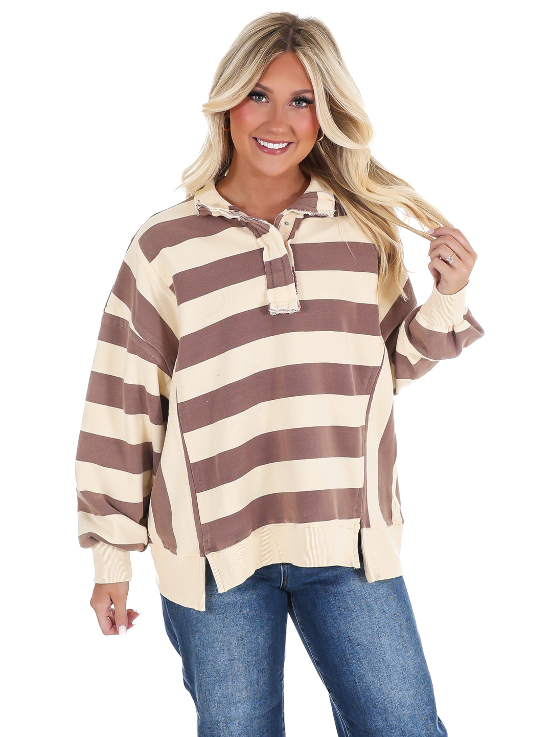 Field Day Rugby Stripe Pullover