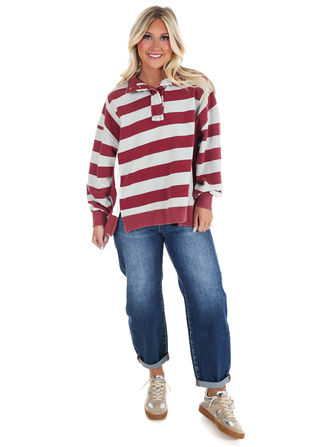 Field Day Rugby Stripe Pullover