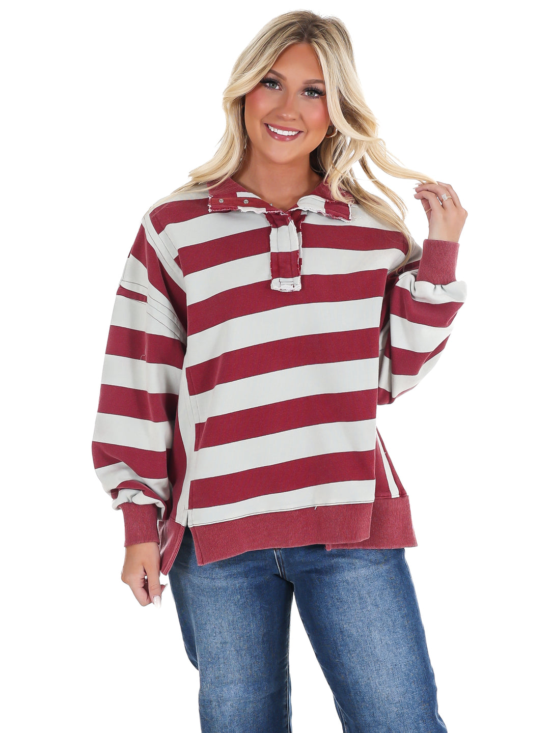 Field Day Rugby Stripe Pullover