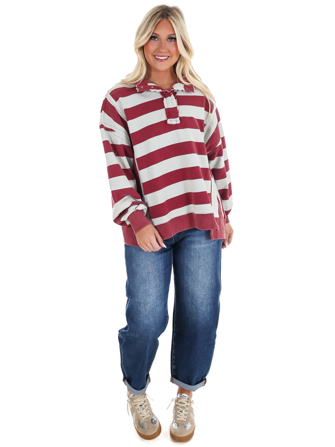 Field Day Rugby Stripe Pullover