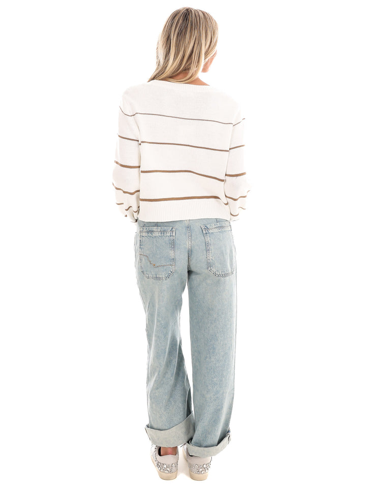 Stitched with Love Stripe Sweater