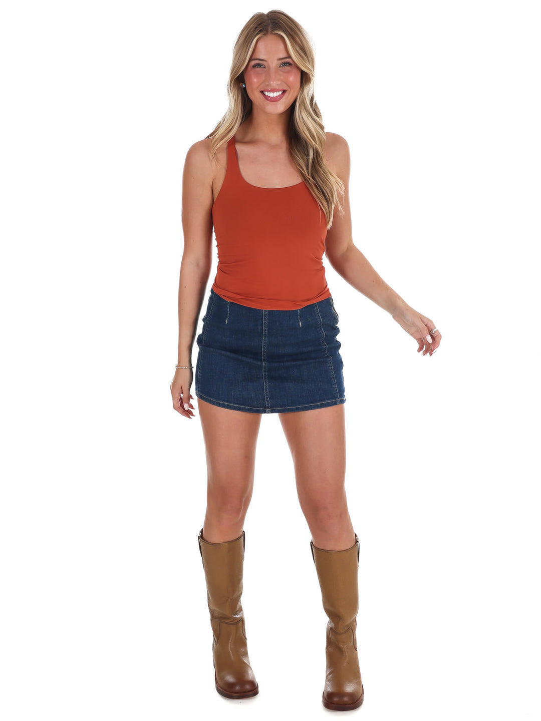 Free People Clean Lines Racerback Tank