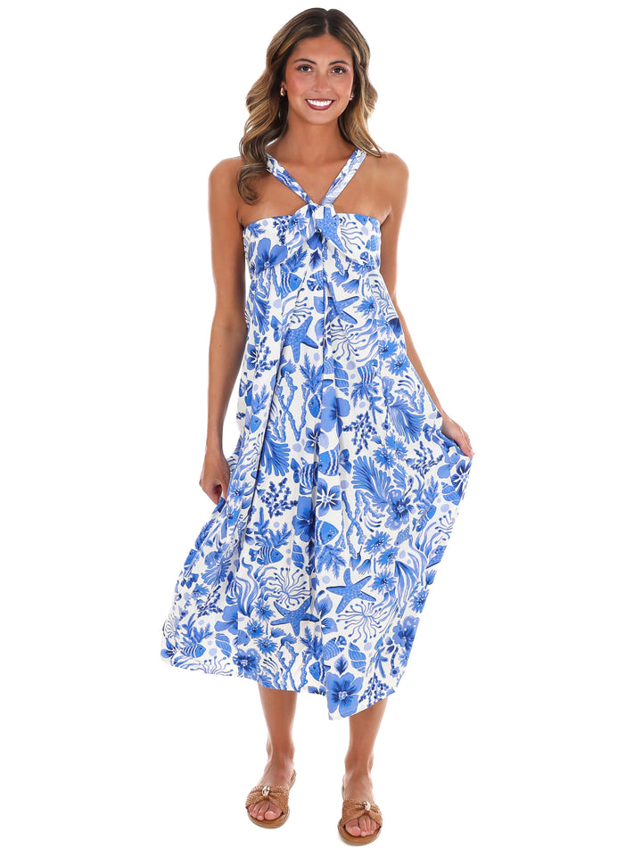Lost in the Tide Midi Dress