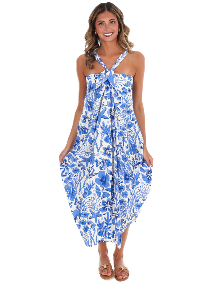 Lost in the Tide Midi Dress