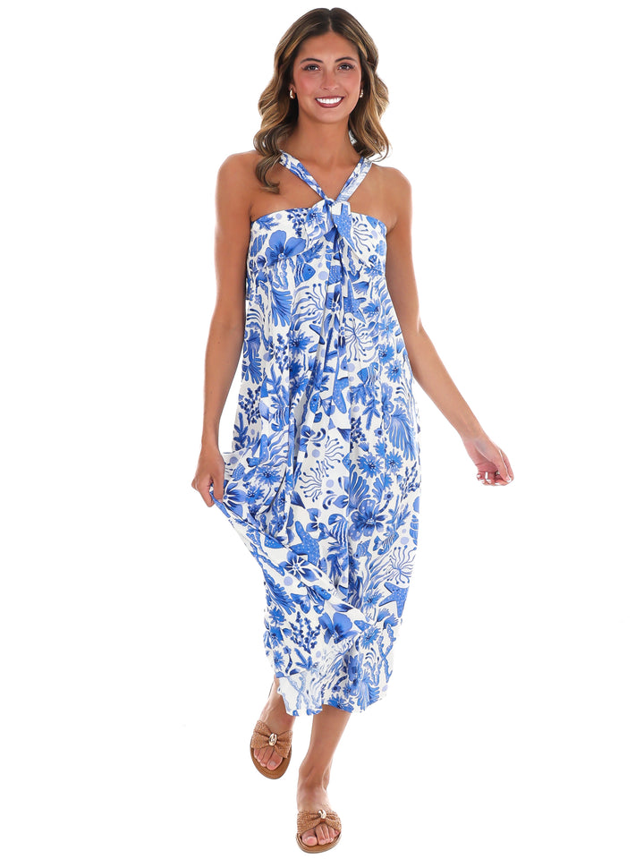 Lost in the Tide Midi Dress