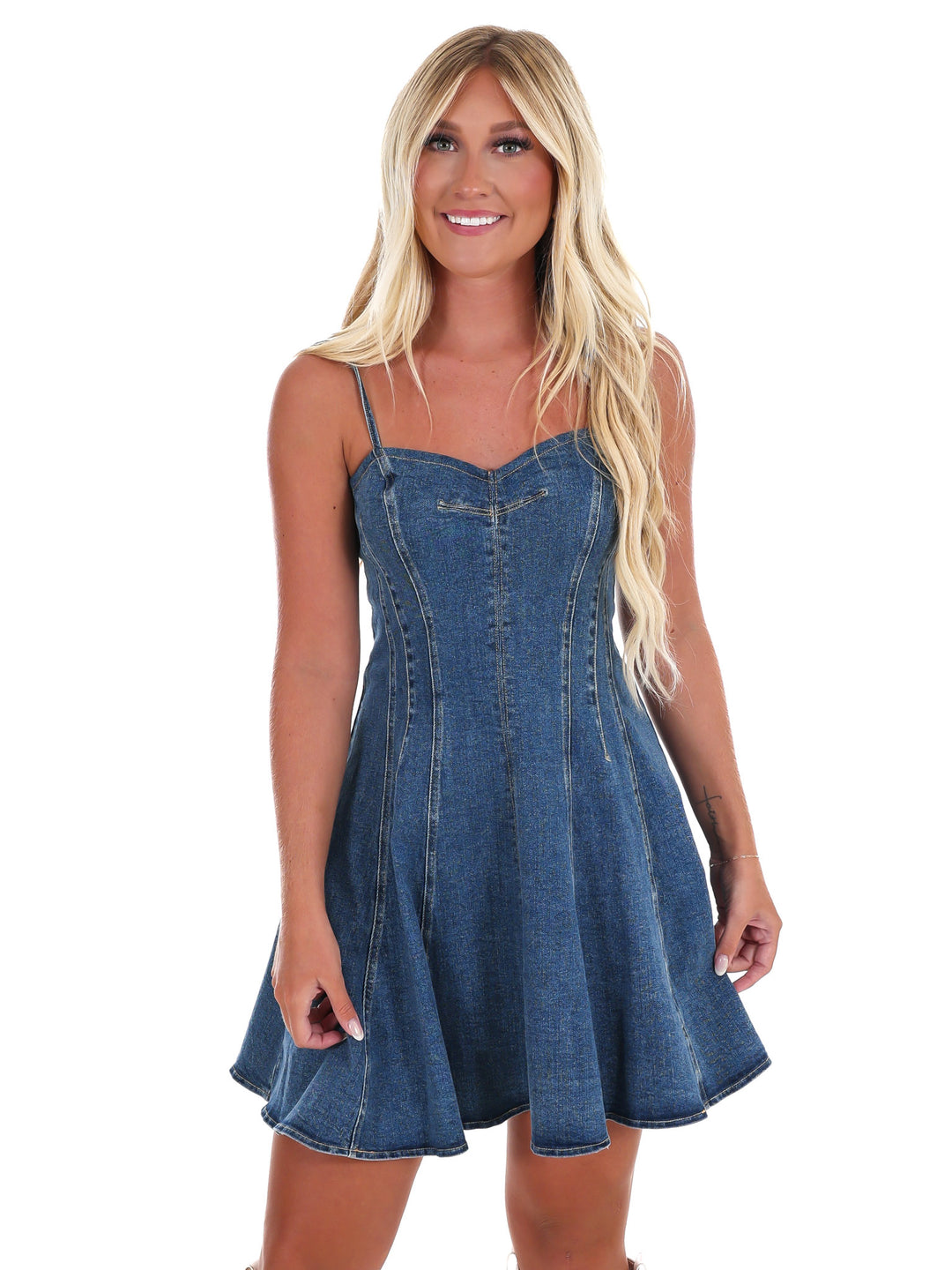 Dream in Denim Mini Dress