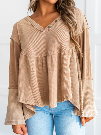 Gravity Centered Babydoll Top
