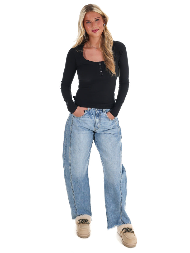 Free People Wide Awake Layering Top