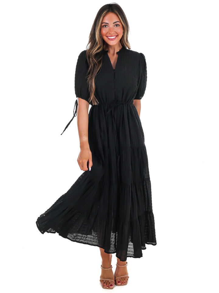 Hey Soul Sister Tiered Midi Dress