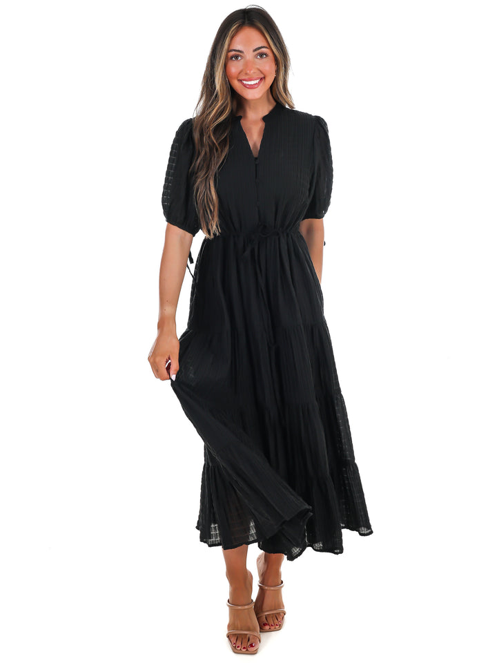 Hey Soul Sister Tiered Midi Dress