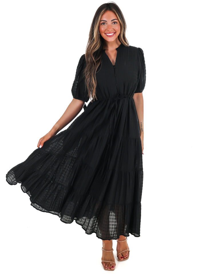 Hey Soul Sister Tiered Midi Dress