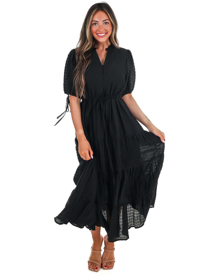 Hey Soul Sister Tiered Midi Dress