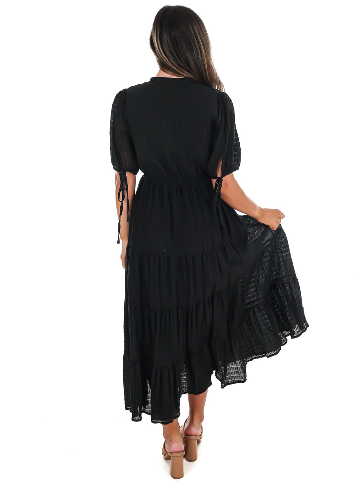 Hey Soul Sister Tiered Midi Dress